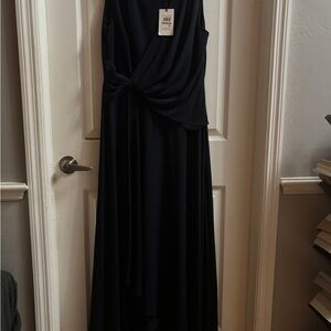 DKNY Asymmetrical Black Dress